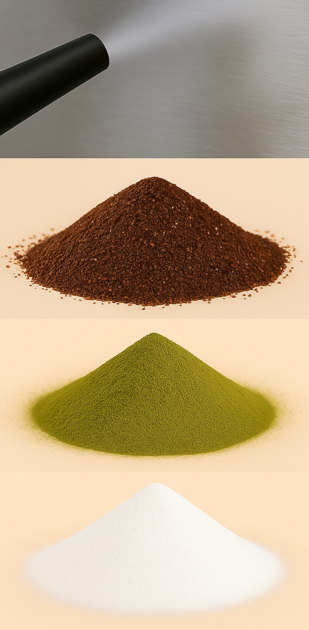 les différents abrasifs en aérogommage